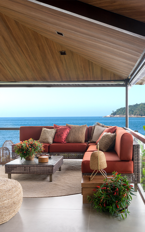 Projeto: Roberta Devisate |Foto: Lília Mende | Referência: Teto Vinílico Teca Castanho