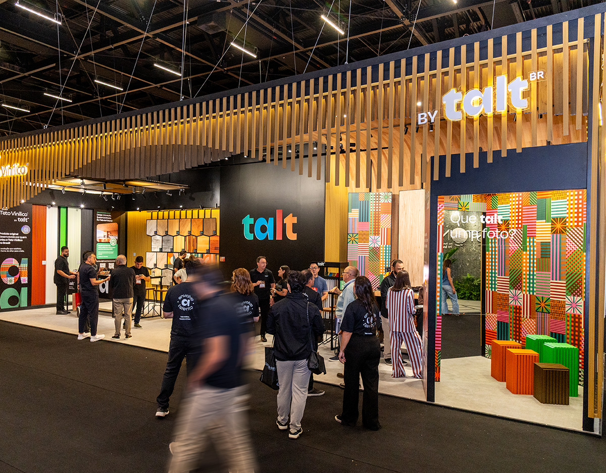 Talt reforça compromisso com sustentabilidade ao reutilizar estande na Expo Revestir 2026